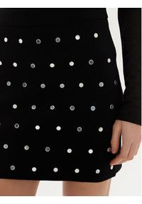 Sisley Spódnica ołówkowa 1MNPM000D Czarny Slim Fit. Kolor: czarny. Materiał: syntetyk #4