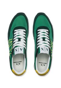 Sneakersy męskie zielone Armani Exchange XUX129 XV549 00134. Kolor: zielony