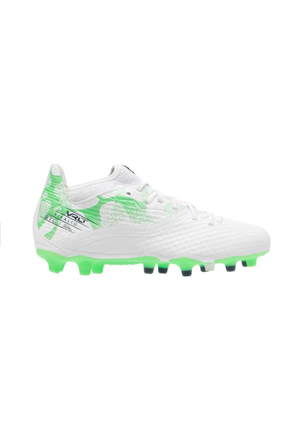 KIPSTA - Buty do piłki nożnej dla dzieci Kipsta Viralto III FG sznurowane. Nosek buta: okrągły. Materiał: materiał, syntetyk, mesh. Szerokość cholewki: normalna. Sport: piłka nożna