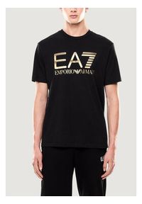 EA7 Emporio Armani T-Shirt 7M001412 AF22264 Czarny Casual Fit. Okazja: na co dzień. Kolor: czarny. Styl: casual #3