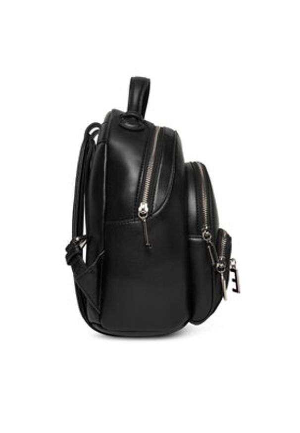 Love Moschino - LOVE MOSCHINO Plecak JC4344PP0NKA000B Czarny. Kolor: czarny. Materiał: skóra