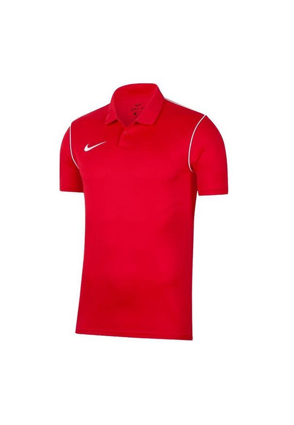Nike - Męska Koszulka Polo Park 20 DriFIT. Typ kołnierza: polo. Kolor: czerwony
