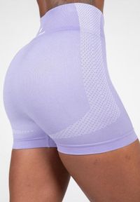 GORILLA WEAR - Selah Bezszwowe Szorty ilac. Kolor: fioletowy. Sport: fitness