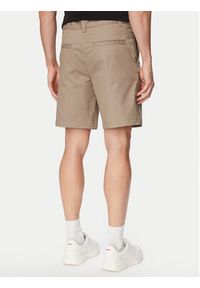 Hugo - HUGO Szorty materiałowe Genar261S 50567293 Brązowy jasny Slim Fit. Kolor: brązowy. Materiał: bawełna #5