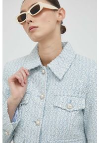 Miss Sixty kurtka damska kolor niebieski przejściowa. Okazja: na co dzień. Kolor: niebieski. Styl: casual #5