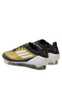 Adidas - adidas Buty do piłki nożnej F50 Pro Messi Firm Ground JI2502 Złoty. Kolor: złoty. Materiał: materiał