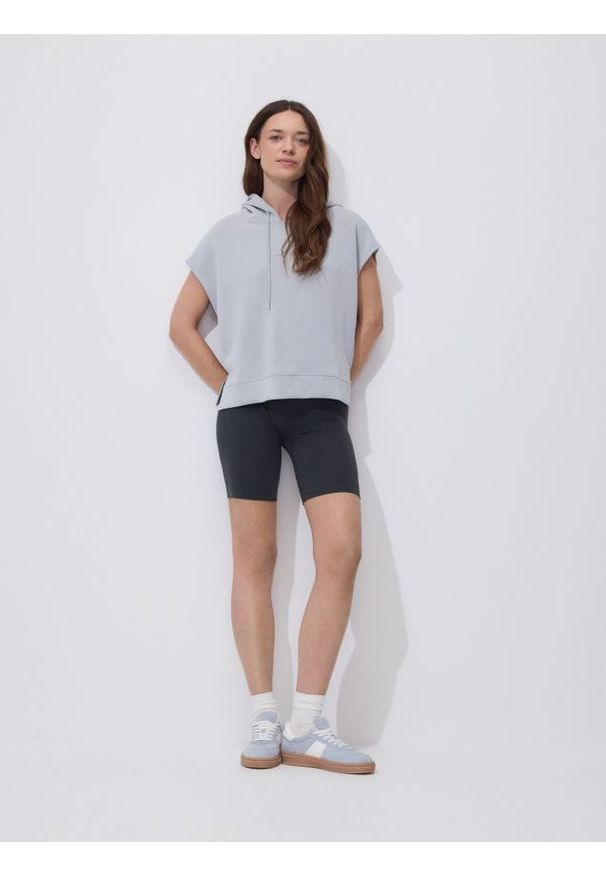 Reserved - Bluza bez rękawów - jasnoszary. Kolor: szary. Materiał: dzianina. Długość rękawa: bez rękawów