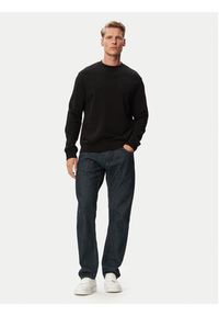 Karl Lagerfeld - KARL LAGERFELD Bluza 705022 563900 Czarny Regular Fit. Typ kołnierza: dekolt w karo. Kolor: czarny. Materiał: bawełna #5