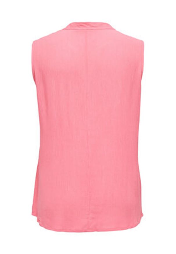 ONLY Carmakoma Top 15290009 Różowy Regular Fit. Kolor: różowy. Materiał: wiskoza