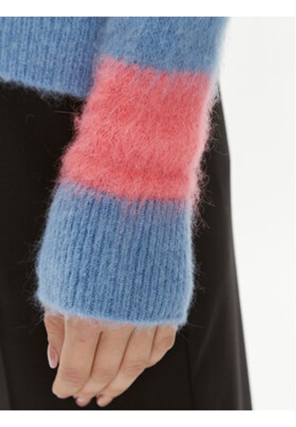 United Colors of Benetton - United Colors Of Benetton Sweter 1026E107J Kolorowy Regular Fit. Materiał: syntetyk. Wzór: kolorowy