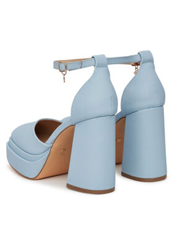 DeeZee Czółenka LW85478-6 Niebieski. Kolor: niebieski. Materiał: skóra