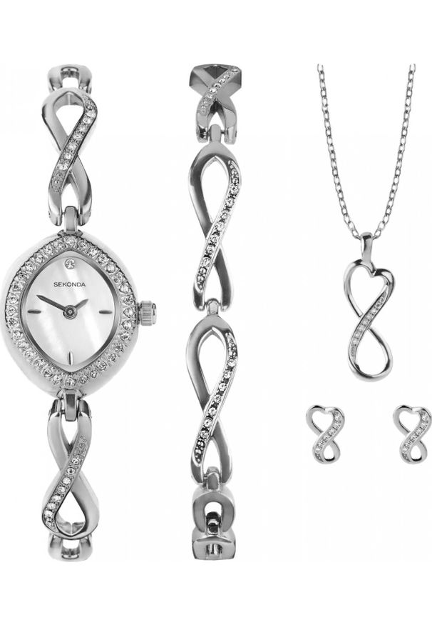 Zegarek damski Sekonda 49056 srebrny. Kolor: srebrny