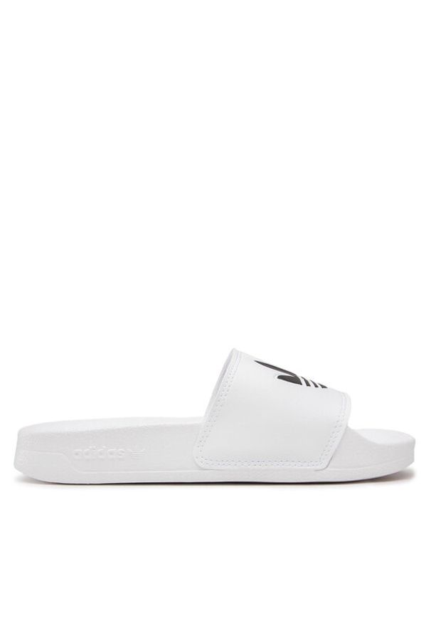 Adidas - adidas Klapki Adilette Lite FU8297 Biały. Kolor: biały. Materiał: skóra