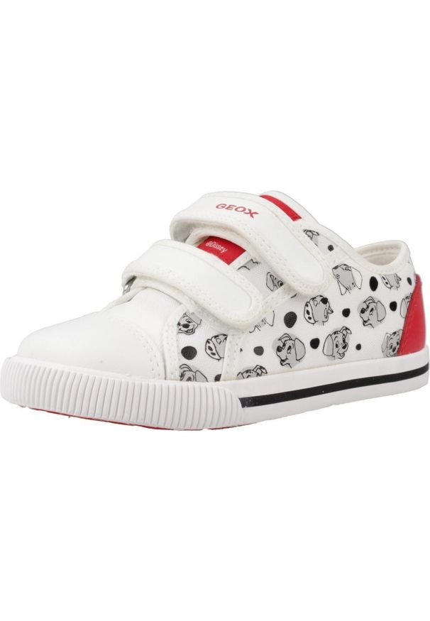 Geox - Buty GEOX B KILWI GIRL Biały. Kolor: biały. Sport: turystyka piesza