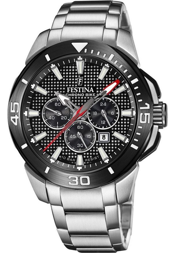 Zegarek Festina Zegarek męski Festina F20641-4 srebrny. Kolor: srebrny