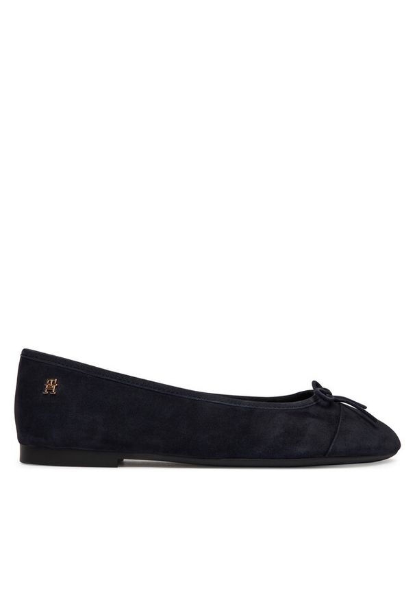 TOMMY HILFIGER - Baleriny Tommy Hilfiger. Kolor: niebieski