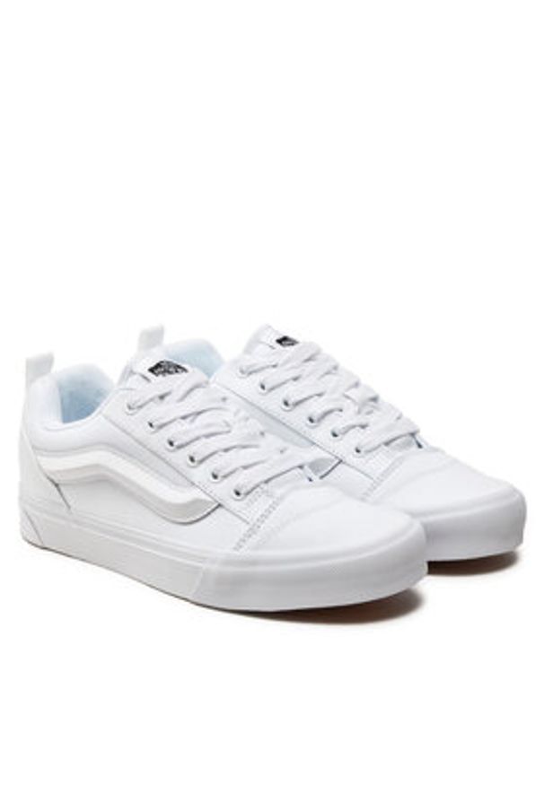 Vans Tenisówki Knu Skool VN000D22W001 Biały. Kolor: biały. Materiał: skóra, zamsz