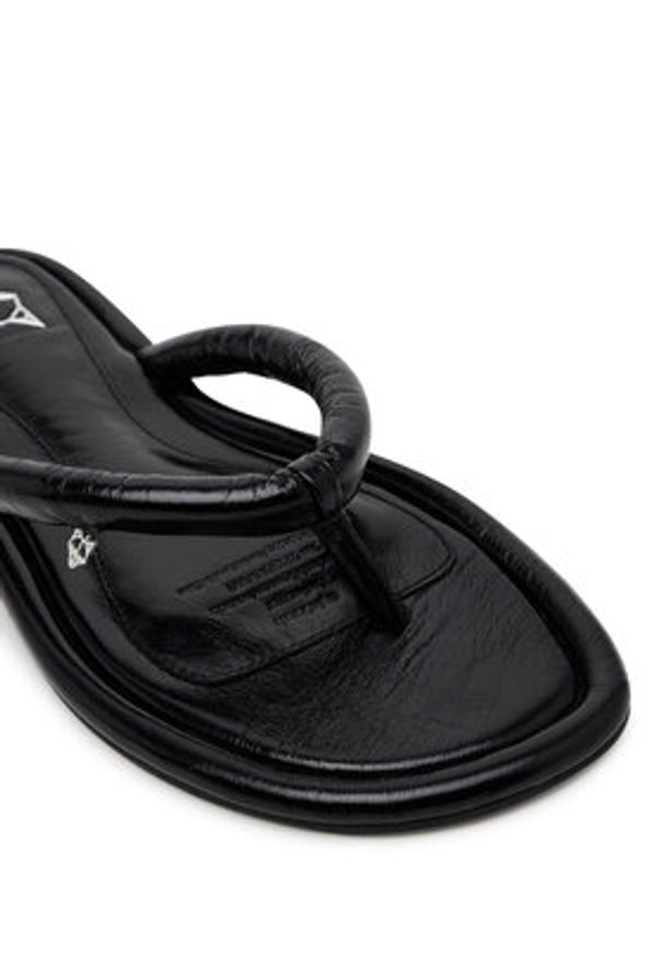 Naked Wolfe Japonki Grenada Czarny. Kolor: czarny. Materiał: skóra