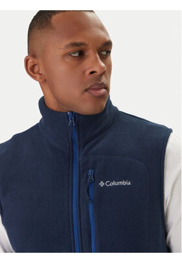 columbia - Columbia Kamizelka Fast Trek™ 1460001 Granatowy Regular Fit. Kolor: niebieski. Materiał: syntetyk