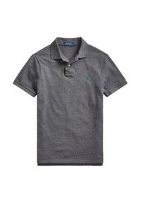 Polo Ralph Lauren Polo 710782592002 Szary Slim Fit. Typ kołnierza: polo. Kolor: szary. Materiał: bawełna #2