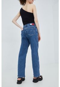 Tommy Jeans jeansy DW0DW12378.PPYY damskie medium waist. Kolor: niebieski #3