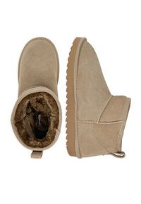 DeeZee Śniegowce E1 TECHNOLOGY DZ-81 Khaki. Kolor: brązowy. Materiał: materiał #2