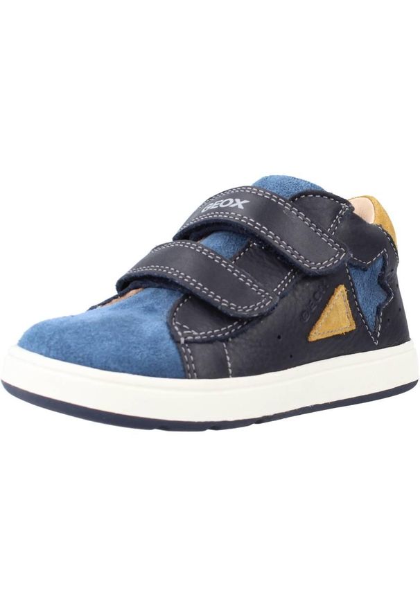 Geox - Buty GEOX B BIGLIA BOY A Niebieski. Kolor: niebieski. Materiał: tkanina. Sport: turystyka piesza