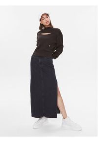 Calvin Klein Jeans Sweter J20J221964 Czarny Relaxed Fit. Kolor: czarny. Materiał: bawełna