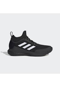 Buty do siatkówki dla dorosłych Adidas Crazyflight Mid Shoes. Kolor: czarny, szary, biały, wielokolorowy. Materiał: materiał. Sport: siatkówka