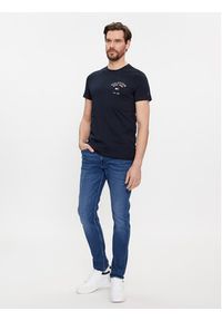 TOMMY HILFIGER - Tommy Hilfiger T-Shirt Arch Varsity MW0MW33689 Granatowy Regular Fit. Kolor: niebieski. Materiał: bawełna #5