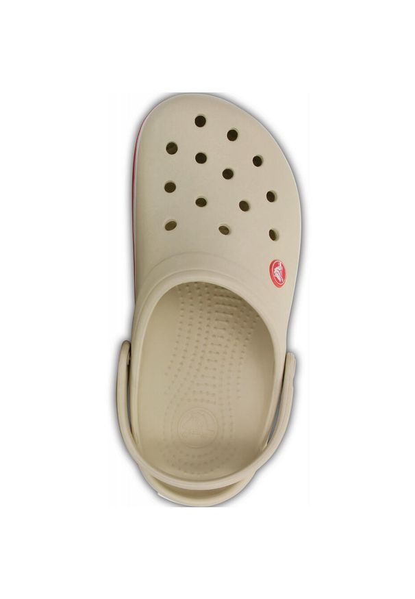 Chodaki Crocs Crocband. Kolor: biały, wielokolorowy, beżowy. Materiał: materiał, syntetyk