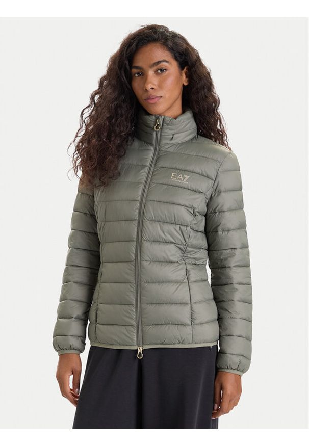 EA7 Emporio Armani Kurtka przejściowa 7W000473 AF12477 U8142 Zielony Slim Fit. Kolor: zielony. Materiał: syntetyk