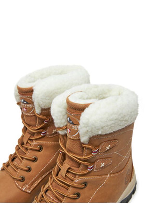 Vertigo Alpes Śniegowce Bicky W Brązowy. Kolor: brązowy. Materiał: skóra