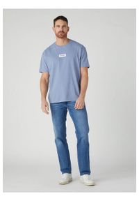 Wrangler - WRANGLER SMALL BOX TEE MĘSKI T-SHIRT KOSZULKA NADURK LOGO STONE WASH W7C4EEX4Q #3