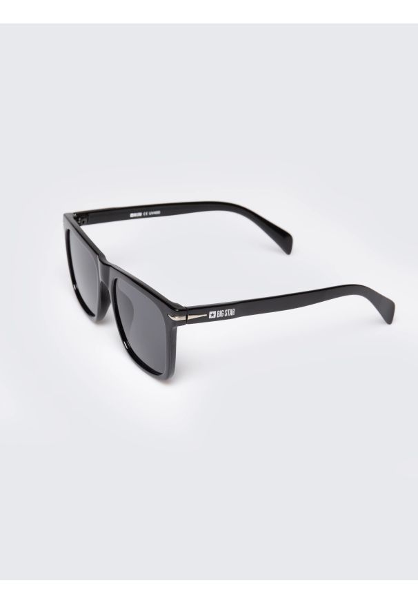 Big-Star - Okulary przeciwsłoneczne unisex czarne Dioni 906. Kolor: czarny. Materiał: jeans