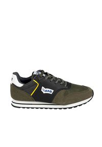 Gas Sneakersy "Alba NBX" | GAM223603 | Alba NBX | Mężczyzna | Khaki. Kolor: brązowy. Materiał: skóra ekologiczna. Wzór: aplikacja #3