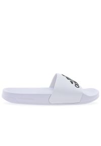 Adidas - Klapki adidas Adilette Shower Slides GZ3775 - białe. Zapięcie: pasek. Kolor: biały. Materiał: syntetyk. Sezon: lato. Sport: turystyka piesza, pływanie