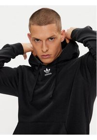 Adidas - adidas Bluza Essentials+ Made With Hemp HR8618 Czarny Regular Fit. Kolor: czarny. Materiał: bawełna #2