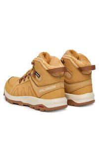 Salomon Trekkingi Outchill Thinsulate™ Climasalomon™ Waterproof L47328200 Brązowy. Kolor: brązowy. Materiał: nubuk, skóra