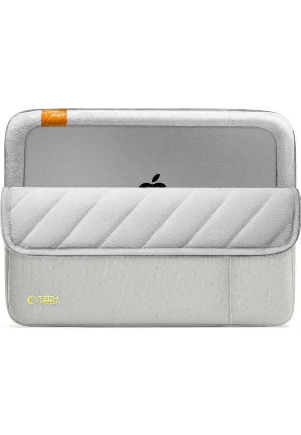 TECH-PROTECT - Etui Tech-Protect Defender Laptop 13-14 szary. Kolor: szary. Materiał: materiał, poliester, mikrofibra. Styl: elegancki, casual