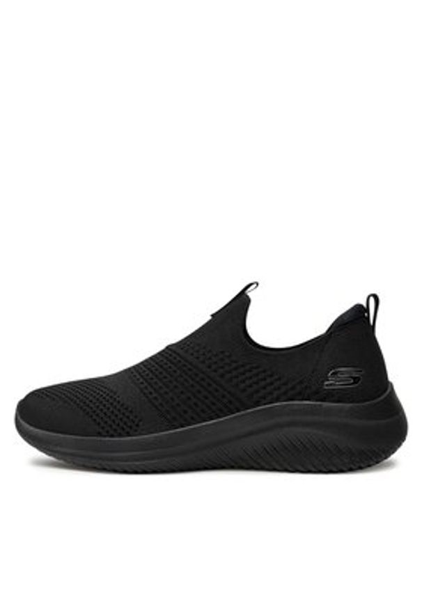 skechers - Skechers Sneakersy Ultra Flex 3.0-Classy Charm 149855/BBK Czarny. Kolor: czarny. Materiał: materiał