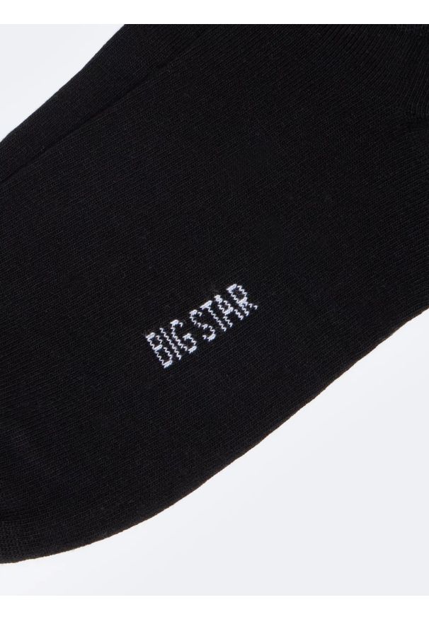 Big-Star - Stopki damskie bawełniane czarne Lowena 906. Kolor: czarny. Materiał: bawełna
