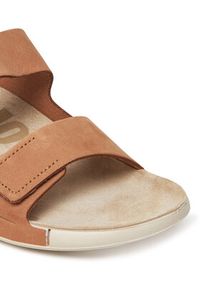 ecco - ECCO Klapki Cozmo W 20682302291 Brązowy. Kolor: brązowy. Materiał: nubuk, skóra #3
