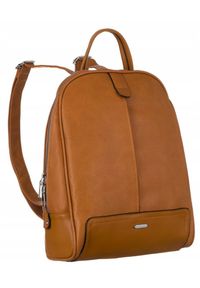 ROVICKY - Plecak damski Rovicky j. brązowy R-PL-6014. Kolor: brązowy. Styl: casual, elegancki