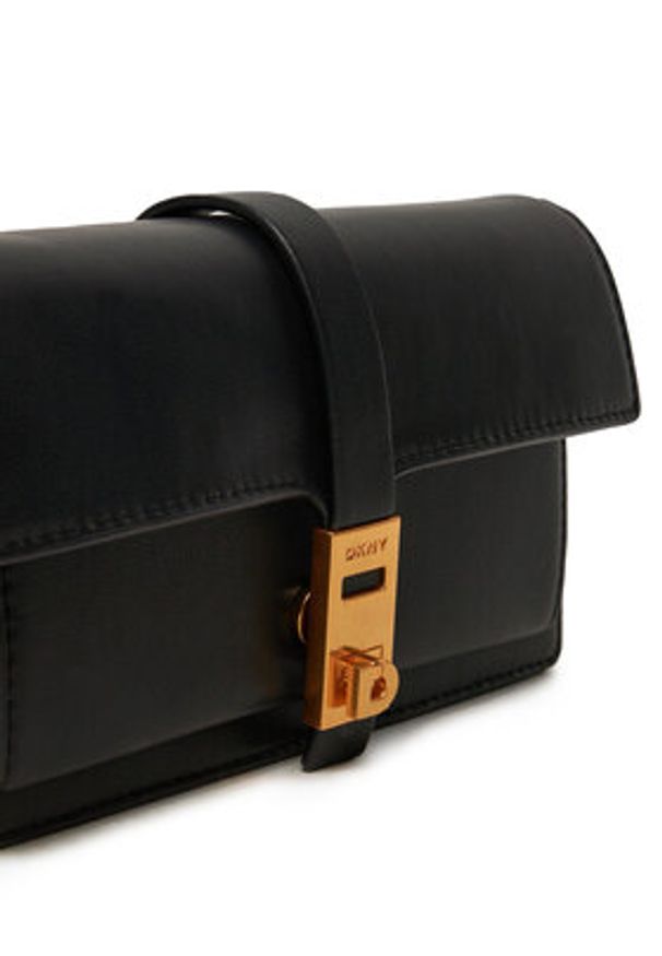 DKNY Torebka Alora R43GYG53 Czarny. Kolor: czarny. Materiał: skórzane