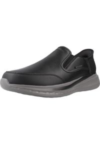 skechers - Buty Mężczyzna Skechers Slade czarny. Kolor: czarny. Model: Skechers Sport. Sport: turystyka piesza