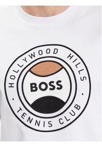 BOSS - Boss T-Shirt 50486205 Biały Regular Fit. Kolor: biały. Materiał: bawełna #5