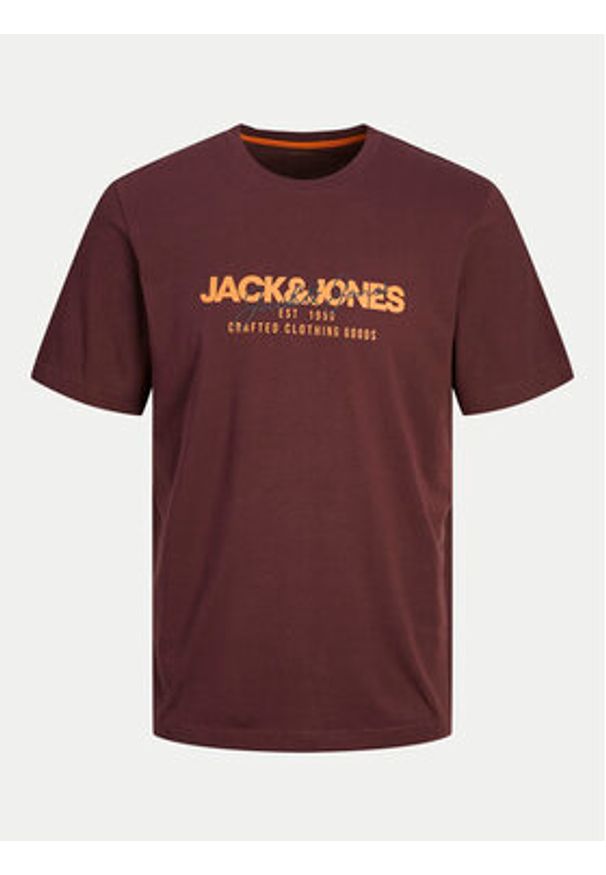 Jack & Jones T-Shirt Alvis 12256803 Czerwony Standard Fit. Kolor: czerwony. Materiał: bawełna