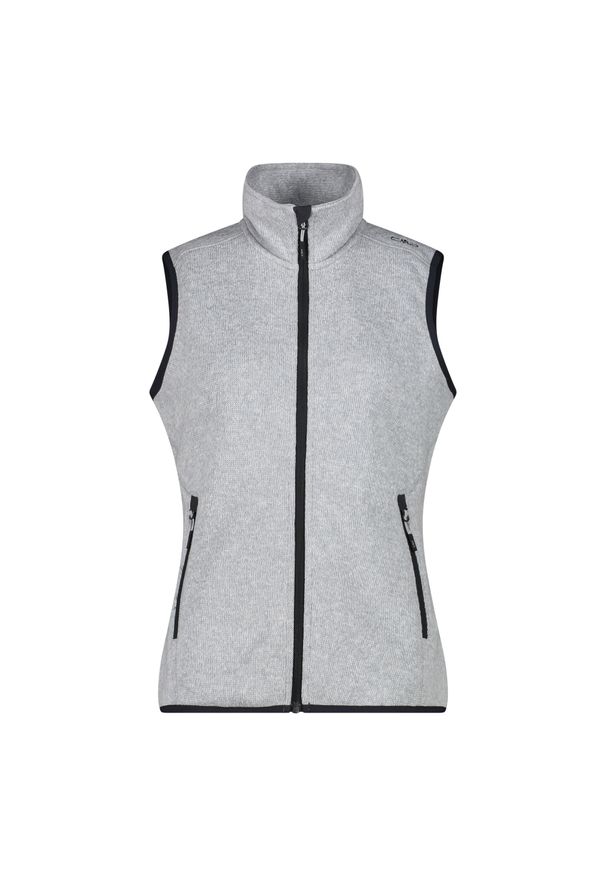 Bezrękawnik damski CMP. Kolor: szary. Materiał: polar. Długość rękawa: bez rękawów. Sport: turystyka piesza