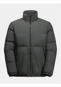 Jack Wolfskin Kurtka puchowa Dellbrueck Jkt 1207561 Czarny Regular Fit. Kolor: czarny. Materiał: syntetyk